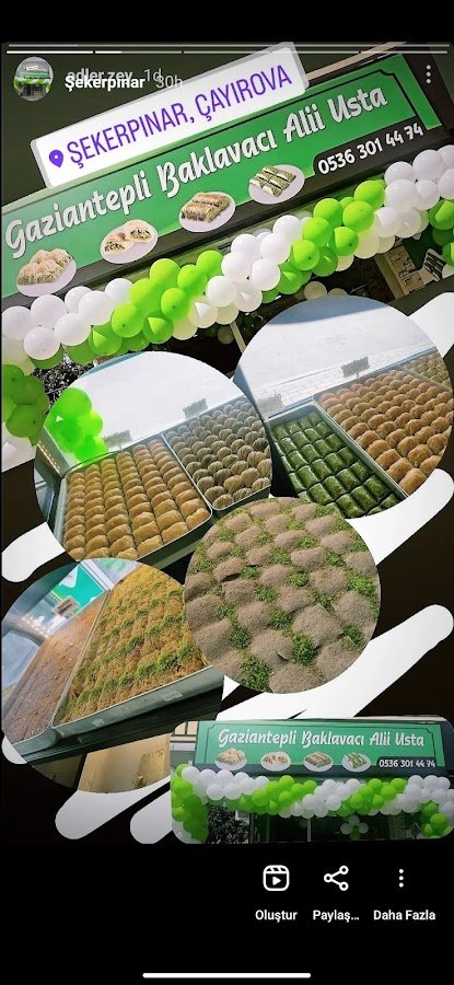 Gaziantepli Baklavacı Alii Usta