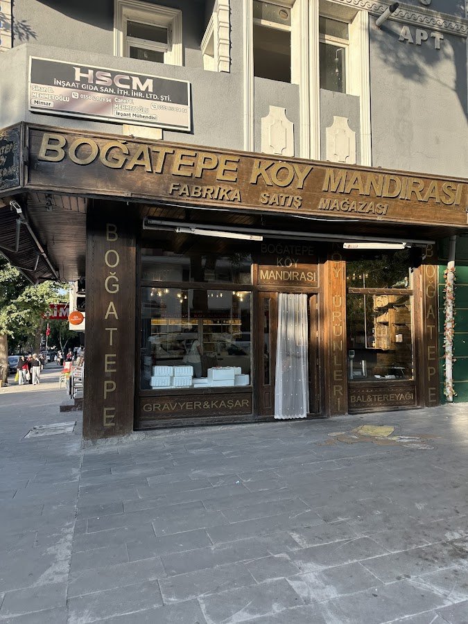 Boğatepe Köyü Mandırası - Fabrika Satış Mağazası - Kahvaltı Salonu
