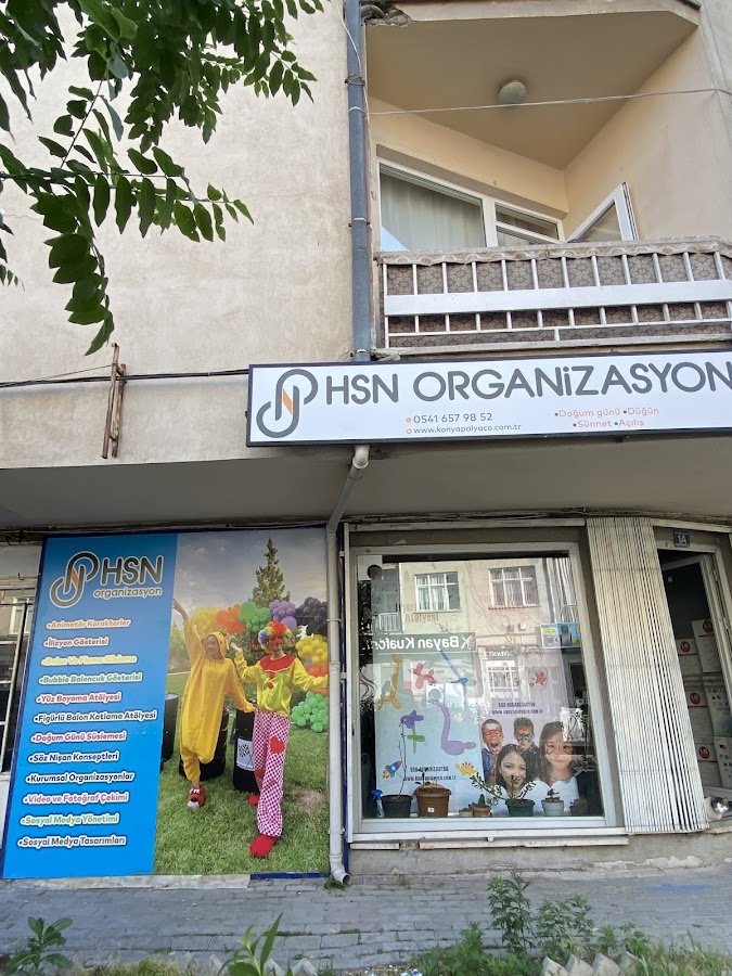 Hsn Organizasyon| Konya Palyaço Şişme Oyun Parkı Balon Süsleme Pamuk Şeker Sihirbaz Bubble Şov Robot Adamlar Maskot