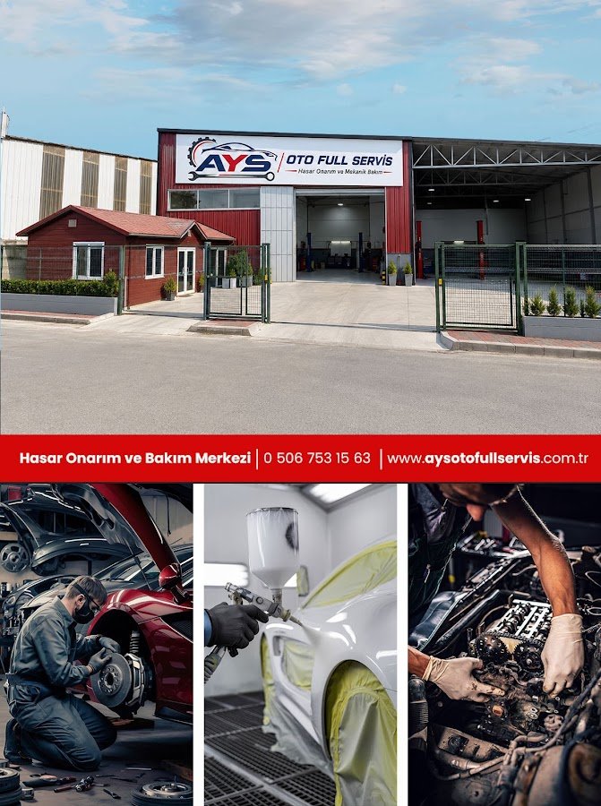 Ays Oto Full Servis - Kocaeli Oto Hasar Onarım Merkezi - Kaporta - Boya - Mekanik - Motor