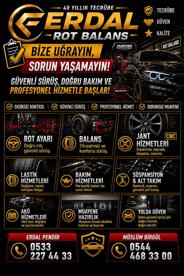 Pirelli Lastikleri - Erdal Usta Rot Balans