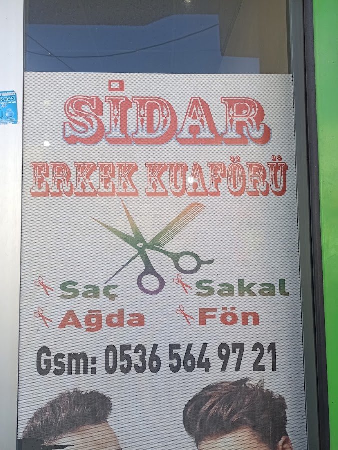 Sidar Erkek Kuaförü