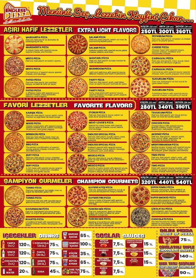 Endless Pizza Afyon