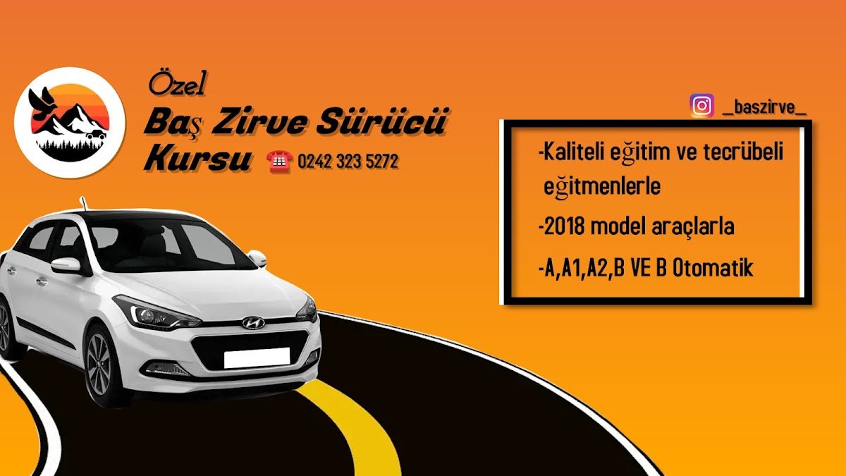 Antalya Özel Baş Zirve Motorlu Taşıt Sürücüleri Kursu