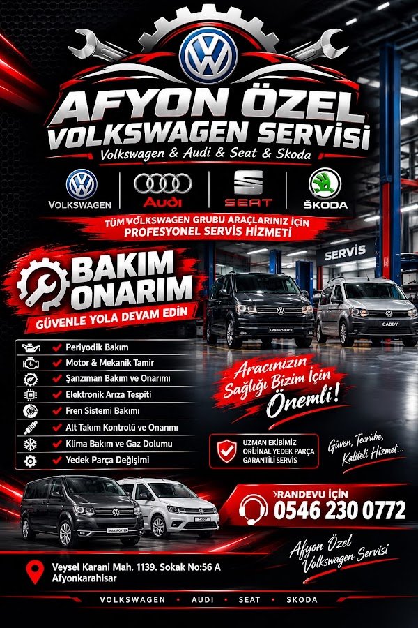 Afyon Özel Volkswagen Servisi