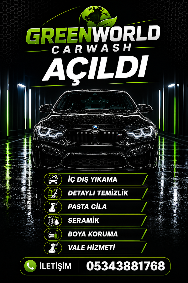 Greenworld Buharlı Oto Yıkama