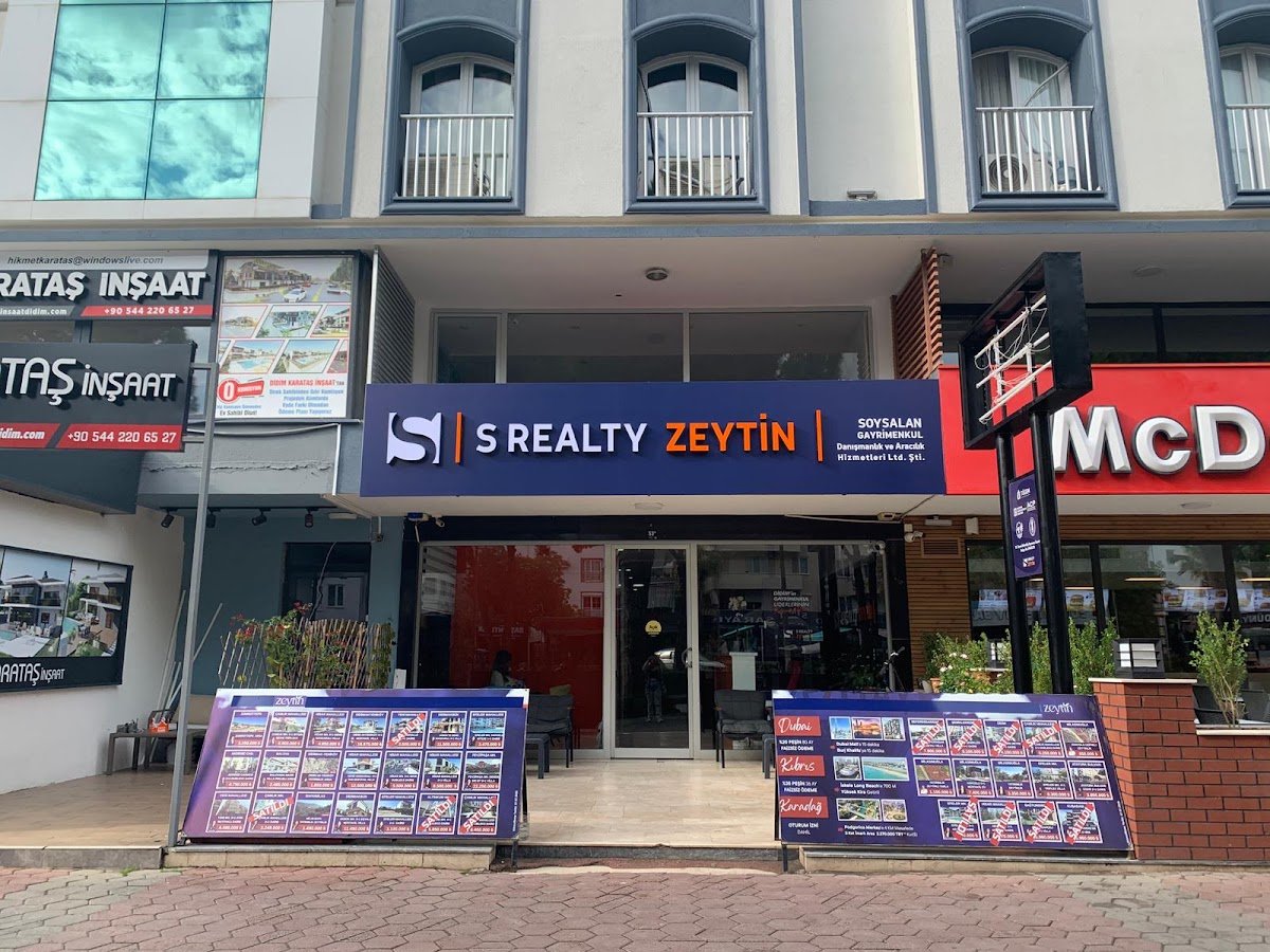 S Realty Zeytin Soysalan Gayrimenkul Danışmanlık ve Aracılık Hizmetleri Ltd. Şti.