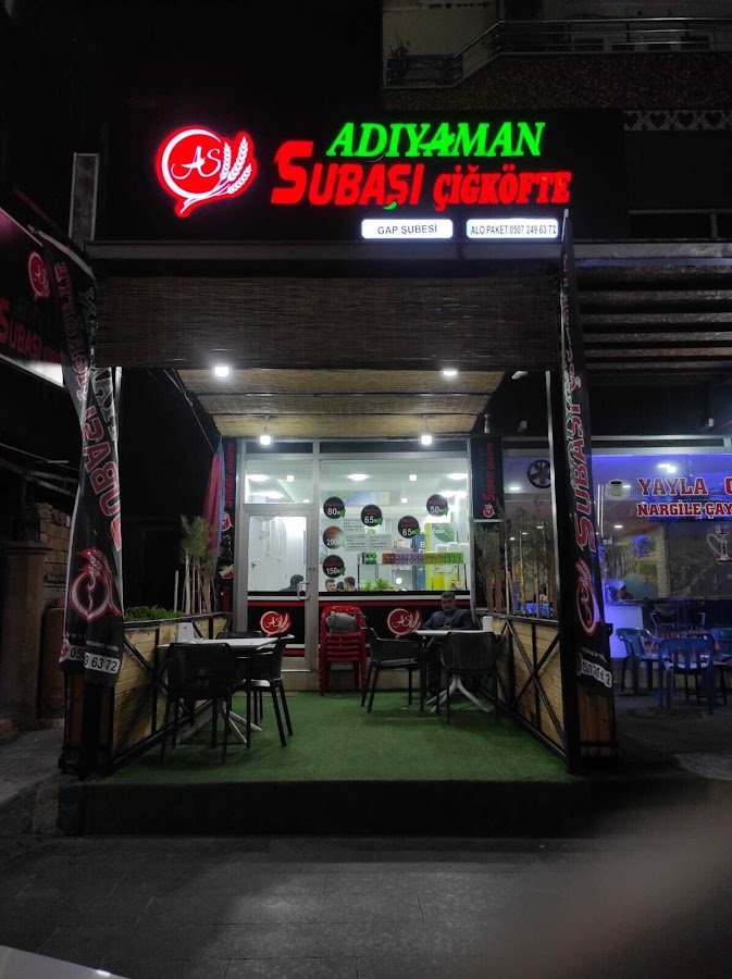 Adıyaman Subaşı Çiğköfte Gap Mahallesi