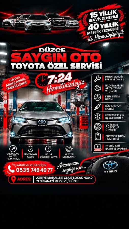 Toyota Özel Servis Saygın Oto