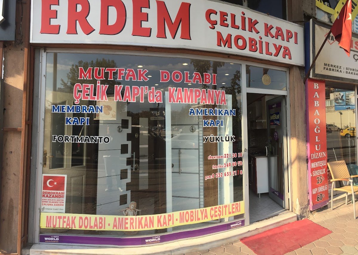 Erdem Mobilya Dekorasyon Çelik Kapı