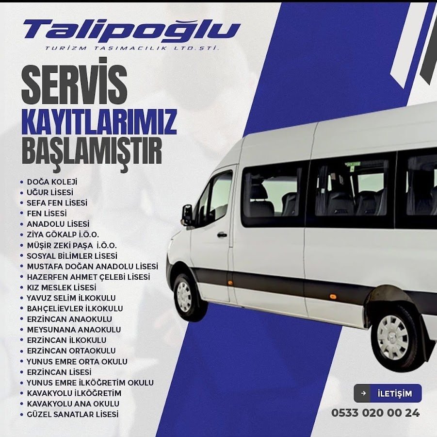 Talipoğlu Turizm Erzincan Servis Hizmeti