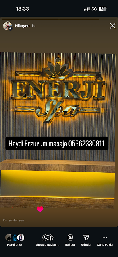 Erzurum Enerji Masaj Salonu
