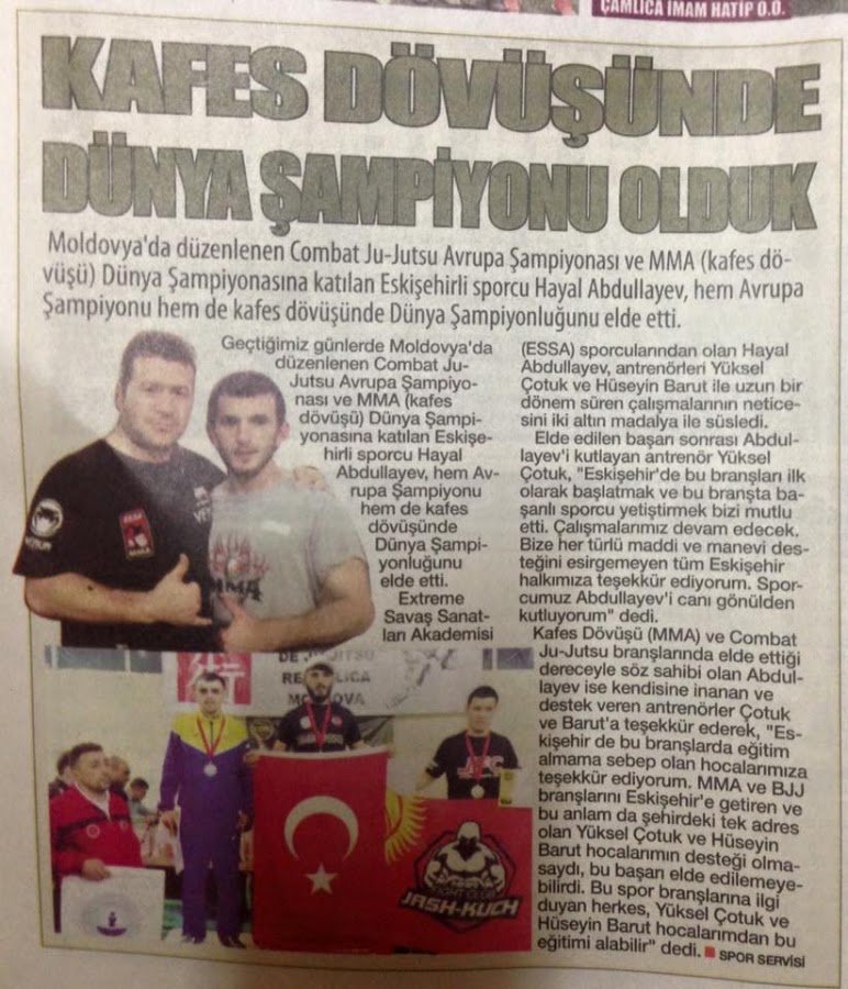 Essa (Extreme Savaş Sanatları Akademisi) Spor Kulübü