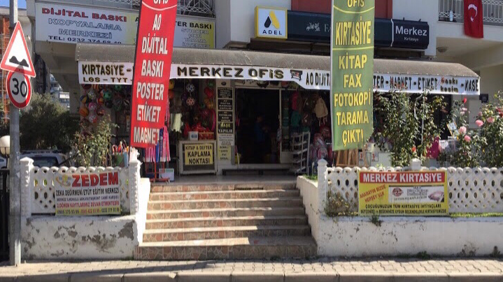 Merkez Ofis Kırtasiye - Dijital Baskı, Ozalit, Hobi, Kaşe, Lazer Kesim