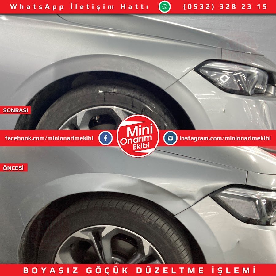 Göçükçü - Çizik Giderme Çelik Rötuş Merkezi - Boyasız Göçük Düzeltme - Dolu Hasarı Onarımı - Kaporta Boya - Mini Onarım Ekibi