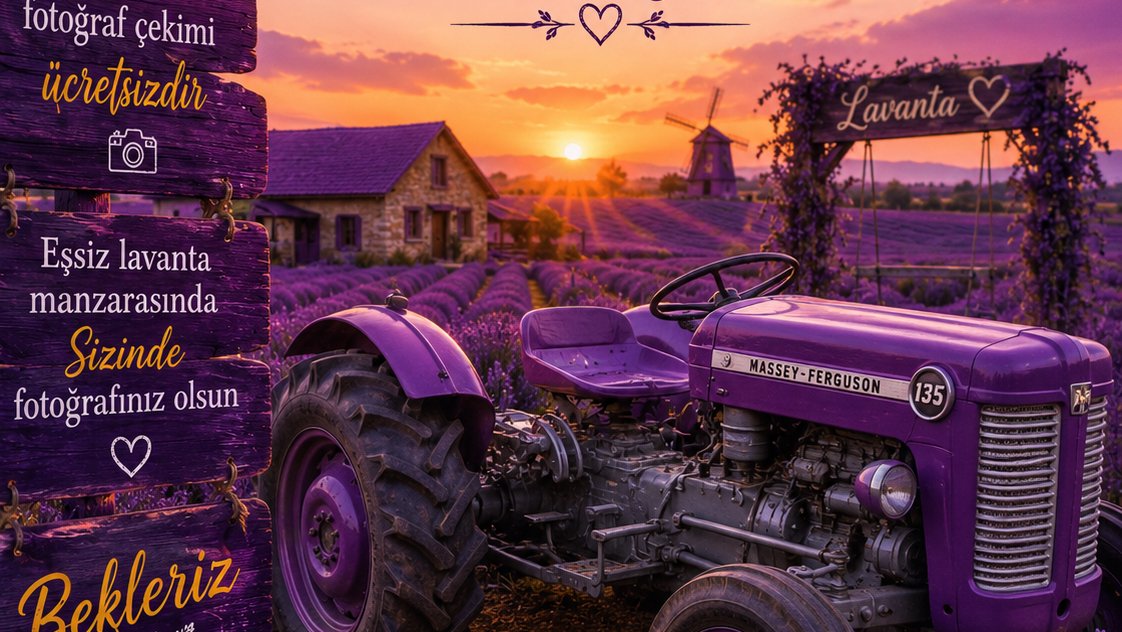 Isparta Lavanta Köyü | Lavanta Garden ( Lavender )