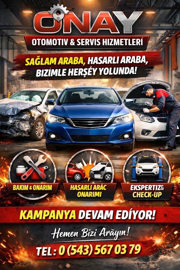 İzmir Onay Oto Tamir Bakım Servisi