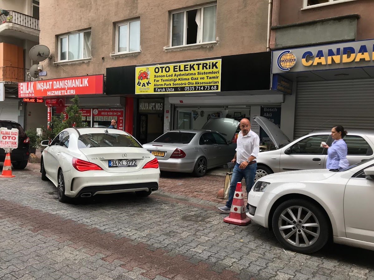 Bak Oto Elektrik Klima Bakım Onarım, Far Temizliği Akü, Aydınlatma Sistemleri ve Far Merkezi Faruk Usta