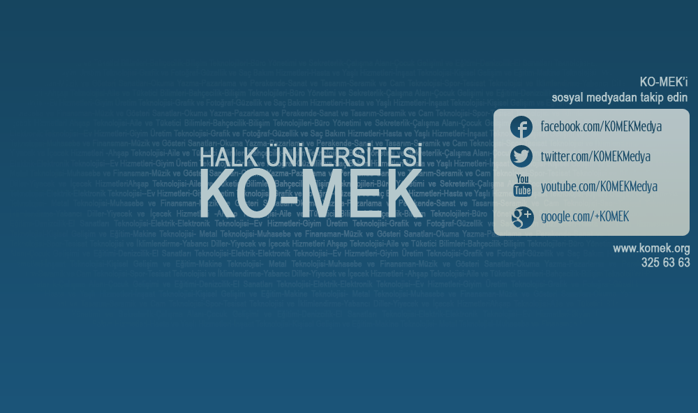 Ko-Mek - Kocaeli Büyükşehir Belediyesi Meslek ve Sanat Eğitimi Kursları