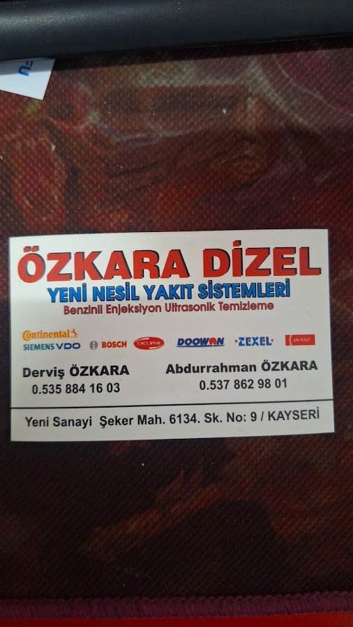 Özkara Dizel Servis Kayseri