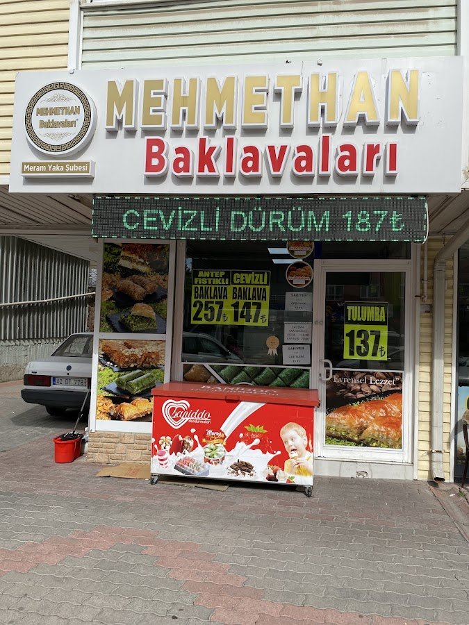 Mehmethan Baklavaları Meram Yaka Şubesi