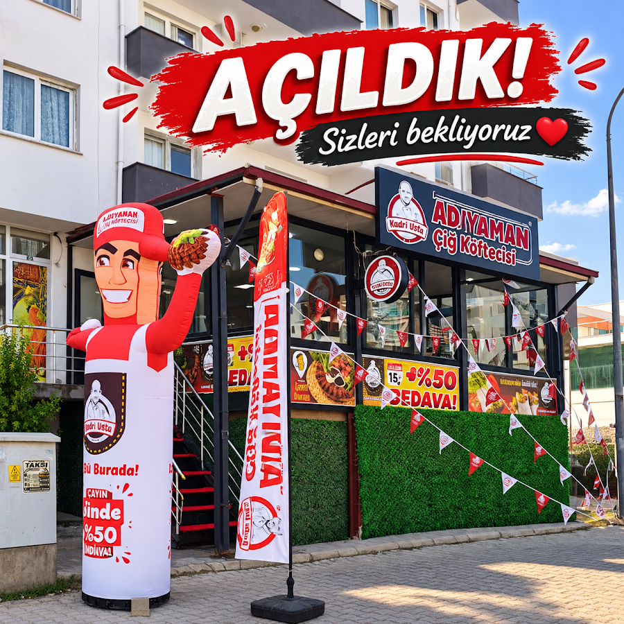 Meşhur Adıyaman Çiğ Köftecisi Kadir Usta Osmaniye Merkez Şubesi