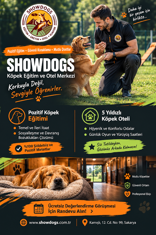 Showdogs Köpek Eğitim Otel Üretim Satış