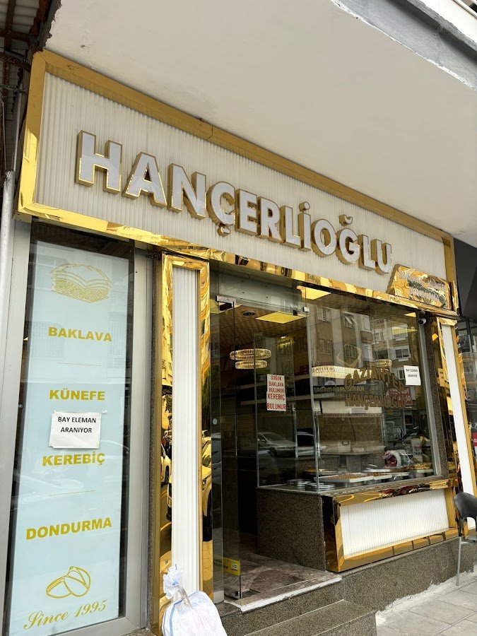 Hançerlioğlu Merkez Baklava Künefe Salonu Escom