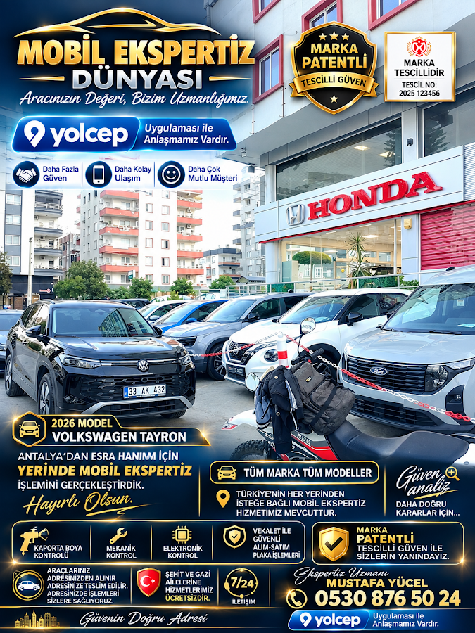 Mobil Oto Ekspertiz 7 / 24 Mersin Nerede Ekspertiz