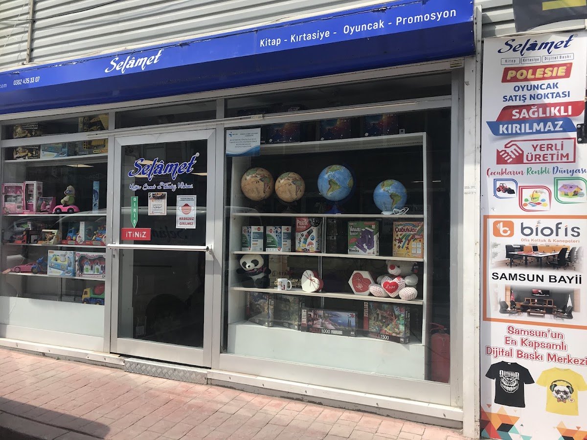 Selamet Kitap Kırtasiye Oyuncak Promosyon Dijital Baskı