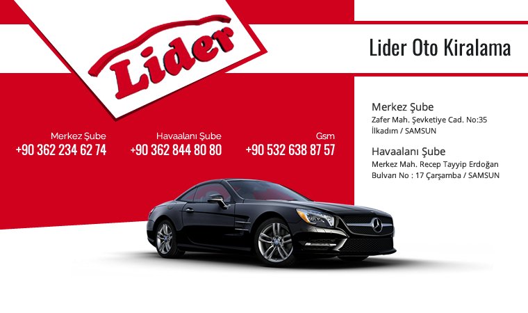 Samsun Araç Kiralama | Lider Oto Kiralama