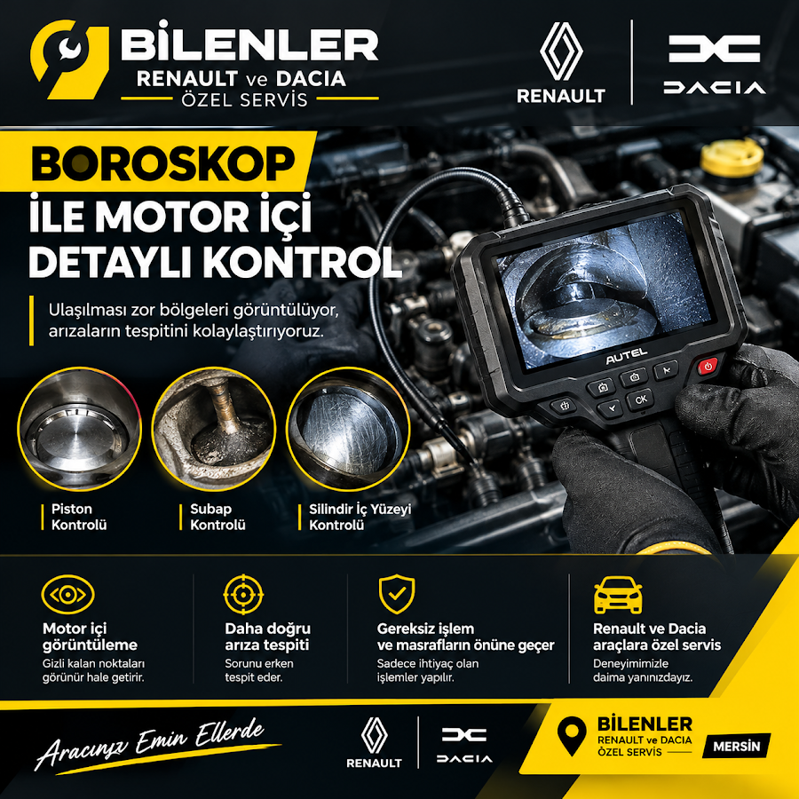 Bilenler Renault ve Dacia Özel Servis Mersin
