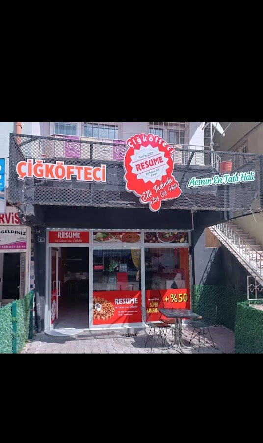 Resume Çiğköfte İnönü (Yenice)