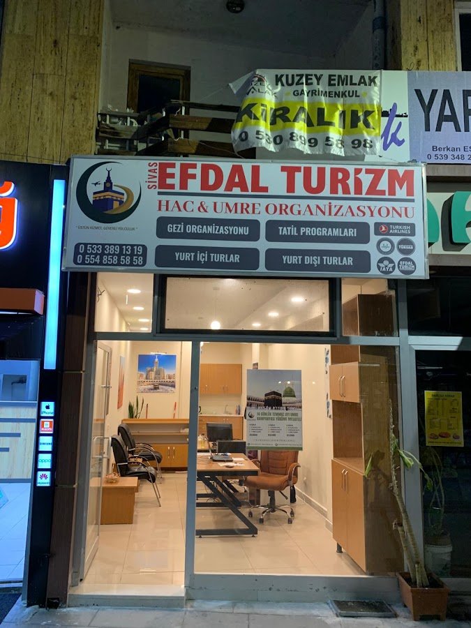 Sivas Efdal Turizm Seyahat Acentesi
