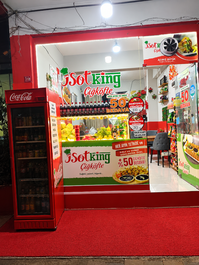 İsot King Çiğköfte Yeni Mahalle Millet Bahçesi Karşısı