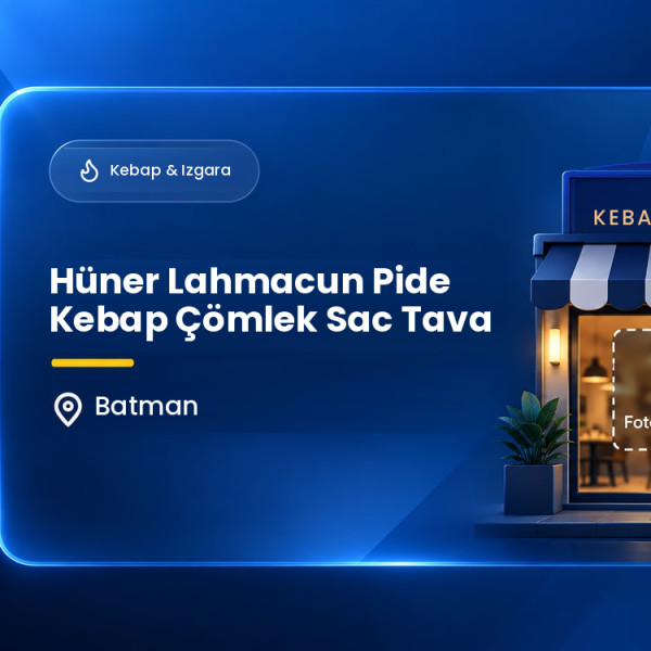 Hüner Lahmacun Pide Kebap Çömlek Sac Tava