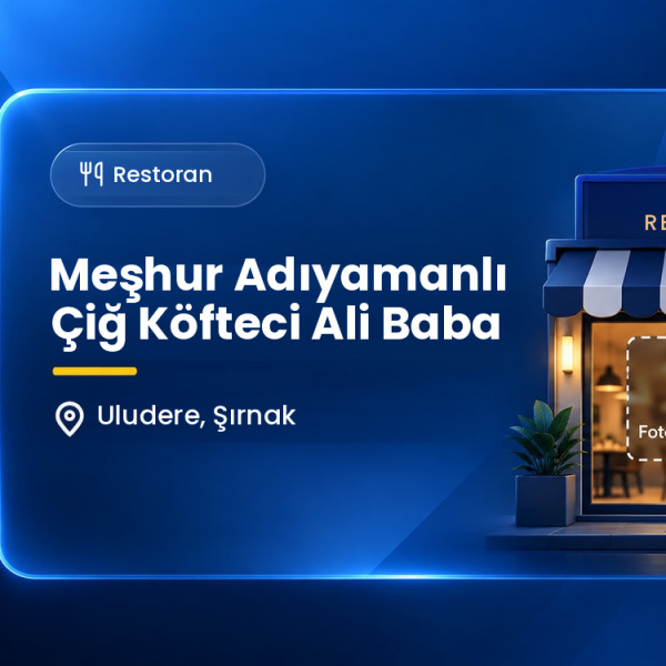 Meşhur Adıyamanlı Çiğ Köfteci Ali Baba
